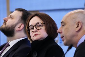 Rusijos centrinio banko vadovė paslaptingai dingo iš viešumos