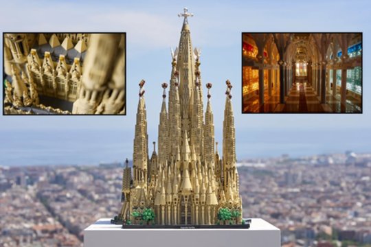 LEGO sukūrė įspūdingą architektūros šedevro kopiją: prireikė daugiau nei 12 tūkst. detalių