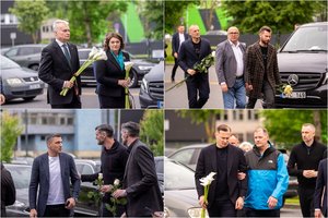 Atsisveikinimas su V. Garastu: pagarbą atidavė G. Nausėda, Kauno „Žalgirio“ treneriai ir krepšinio legendos