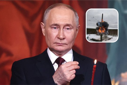 Karas Ukrainoje. Analitikai paaiškino Kremliaus planus dėl „Orešnik“ raketos