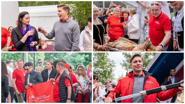 Socialdemokratų sąskrydis virto raudonosios rožės karalyste: teko išlaikyti ir išbandymų