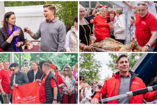 Socialdemokratų sąskrydis virto raudonosios rožės karalyste: teko išlaikyti ir išbandymų