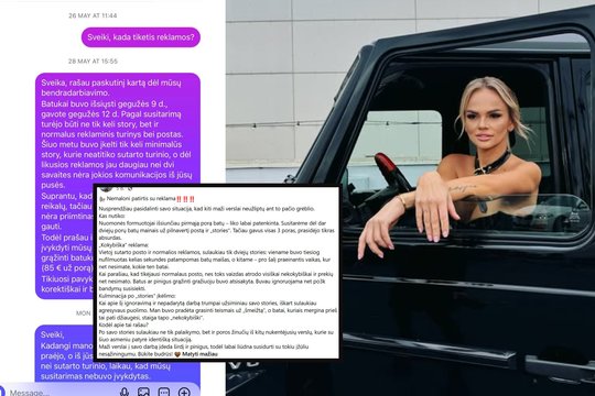 Dėl batų reklamos kilęs konfliktas su žinoma influencere persikėlė į viešumą: prabilo abi pusės