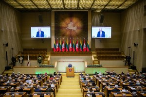 Keturioms tremtinių organizacijoms įteiktas Seimo apdovanojimas