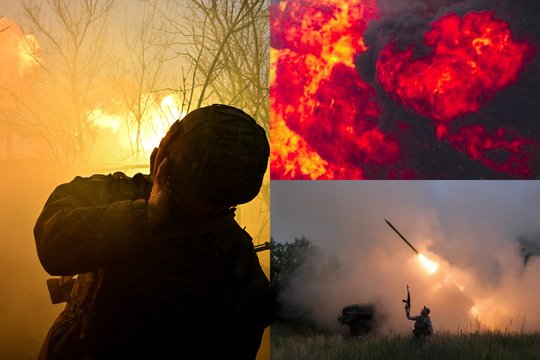 Karas Ukrainoje. Siaubinga naktis Kyjive: raketos smogė į šventą vietą, pranešama apie žuvusius ir sužeistus