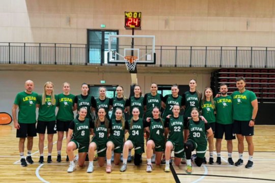Europos čempionatui besiruošiančiai Lietuvos merginų rinktinei – du dramatiški Latvijos testai