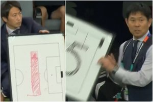 Dar niekieno nebandyta taktika – pirmasis ja pasinaudojo Japonijos futbolo rinktinės treneris