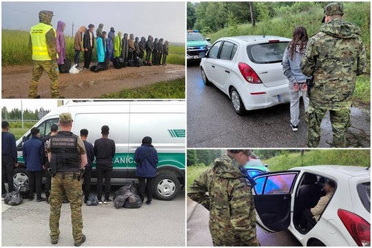 Migrantai per Lietuvą plūsta į Lenkiją – per dvi dienas lenkai sučiupo kone pusšimtį