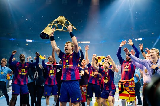 50 kartų stipriausi Europoje – po rankininkų pergalės „Barcelona“ švenčia jubiliejinį titulą