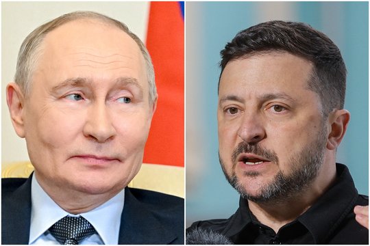 Karas Ukrainoje. D. Trumpo žvilgsnis krypstą į Ukrainą: pasiuntė žinią