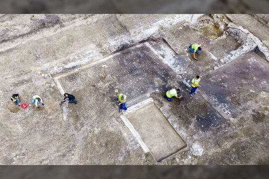 Nelegalūs kasinėjimai baigėsi sensacija: miesto pakraštyje atidengta imperatoriškosios šeimos vila