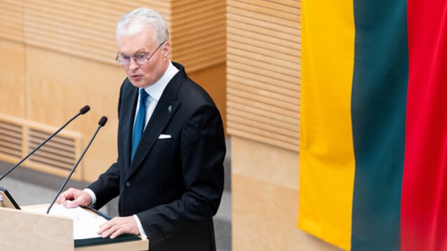 Apie gyvenimą arti karo kalbėjęs G. Nausėda akcentuoja: taika nebėra savaime suprantama