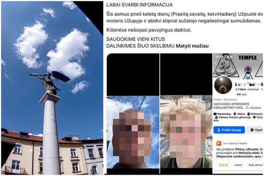 Užupyje gyventojai bijo išeiti į gatvę: agresyvus vyras puola ir žaloja moteris bei turistus
