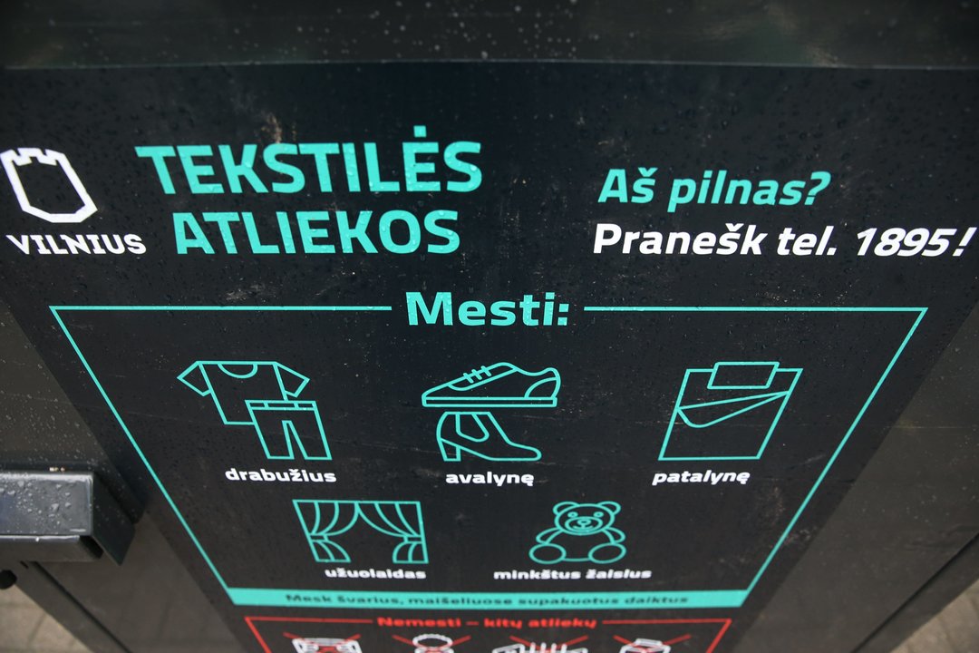 Agentūra: didžiausi teigiami pokyčiai – tekstilės ir biologinių atliekų surinkime