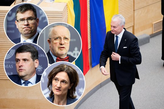 Pasipylė reakcijos po G. Nausėdos pranešimo: iš R. Žemaitaičio – nemalonios replikos