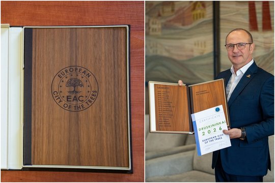 Druskininkai paskelbti 2026 metų Europos medžių miestu