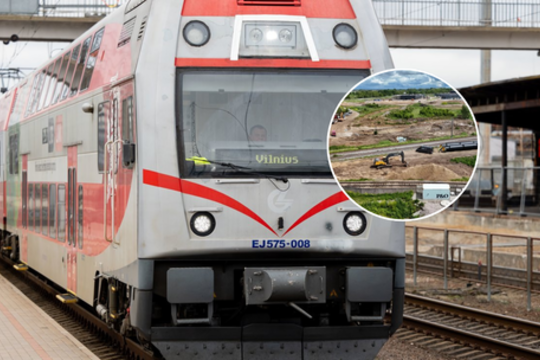 „Auksinio trikampio“ teritorijoje bus stabdomas traukinių eismas: ką reikia žinoti