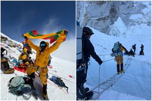 Žuvusiųjų kūnai ir uraganiniai vėjai: į Everestą užkopęs lietuvis dalijasi, ką teko pamatyti