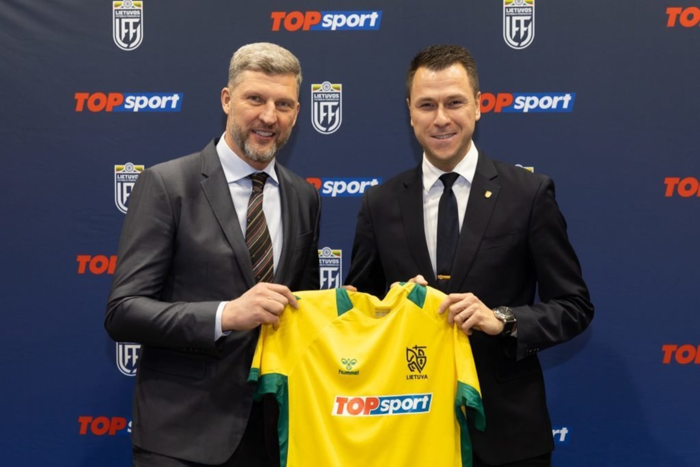 Edgaras Stankevičius ir Gintaras Staniulis<br>LFF.lt nuotr.