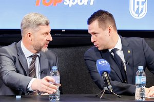Arši diskusiją išskyrė LFF ir Toplygos prezidentus – kodėl vienam turtingiausių lietuvių teko kelti baltą vėliavą?