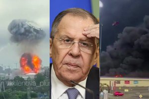 Karas Ukrainoje. S. Lavrovas sureagavo į galingus ukrainiečių smūgius ir įspėjo apie atsaką