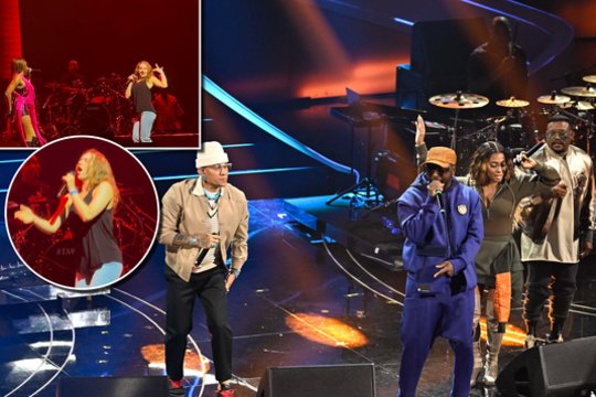 Grupės „Black Eyed Peas“ koncerte – netikėtumas: publika pašėlo