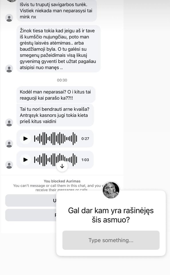 Oksana Pikul kreipėsi į policiją: prabilo apie grasinimus ir nerimą dėl savo saugumo.