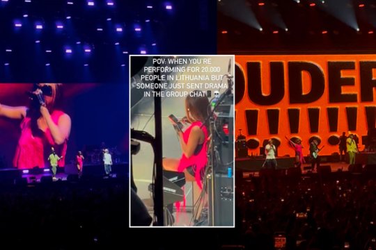 „Black Eyed Peas“ koncerte Kaune – pečiais gūžčioti privertęs vaizdelis: akys krypo į vokalistę