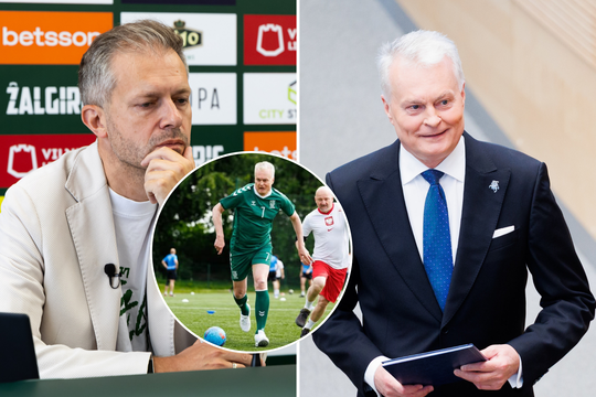 A. Tapinas pašiepė G. Nausėdą: „Kai kurios nuotraukos man skaudėjo fiziškai“
