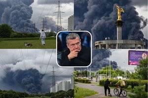 Po dronų atakos Maskvoje – Rusijos propagandistų įtūžis: skelbia gyventojų „medžioklę“