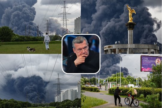 Po dronų atakos Maskvoje – Rusijos propagandistų įtūžis: skelbia gyventojų „medžioklę“
