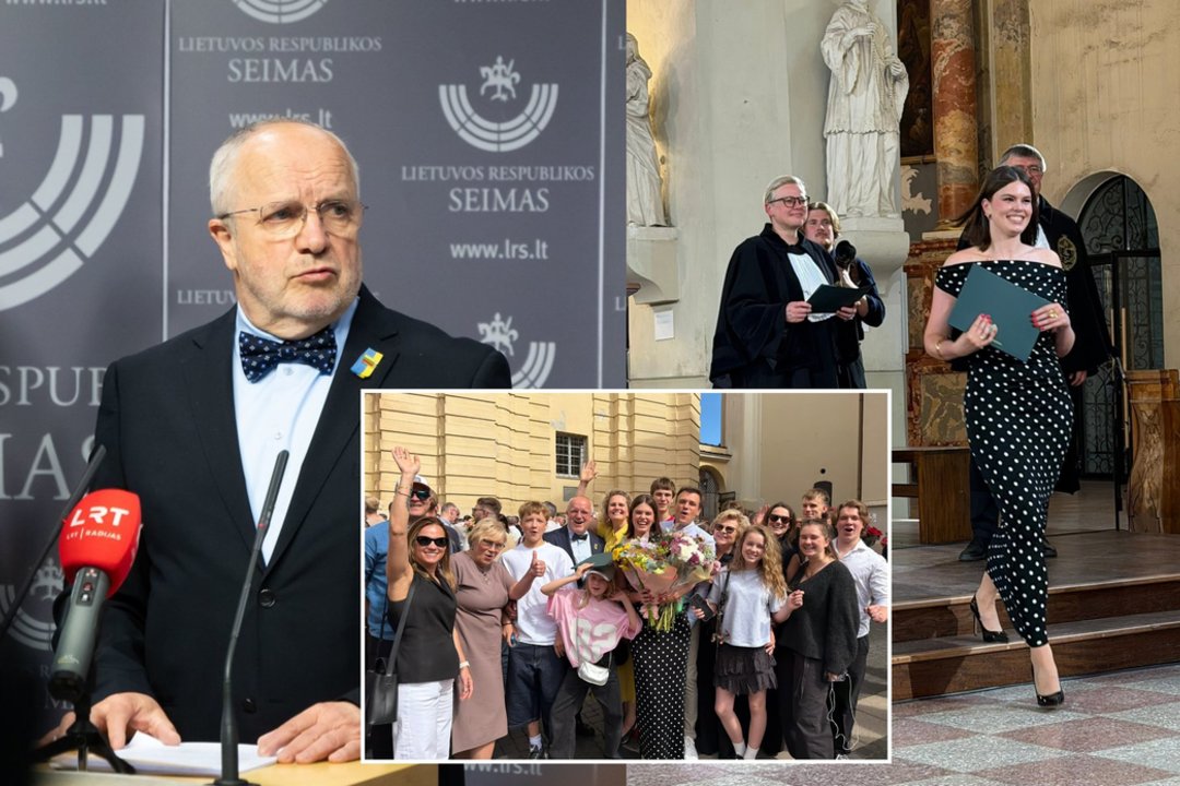 J. Olekas parodė anūkę ir pasidžiaugė jos pasiekimu: „Šeimos tradicijos tęsiamos“