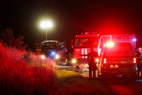 Mirtina kaktomuša Trakų rajone: į avarijos vietą sulėkė visos tarnybos, kelias buvo blokuotas