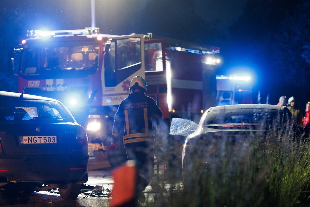 Tragedija kelyje Rykantai – Trakai: kaktomuša nusinešė jauno vairuotojo gyvybę