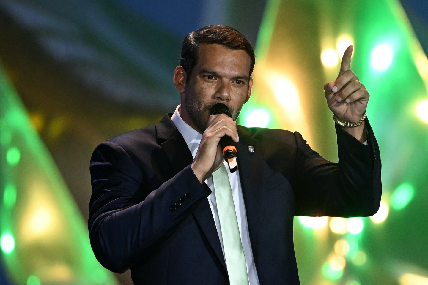 Brazilijos futbolo konfederacijos (CBF) prezidentas Samiras Xaudas tariamai leidžia pinigus savo meilužių kelionėms. <br> AFP/Scanpix nuotr.
