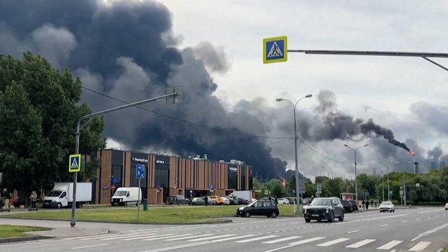 Ukrainos atakos Rusijai: Kryme stabdomas degalų tiekimas ir įvedami ribojimai