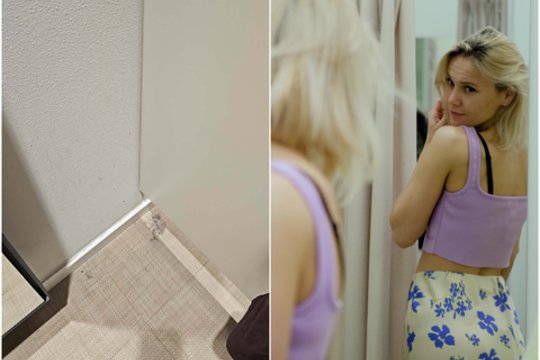 Drabužių persirengimo kabinoje nuo vaizdo net užsimerkė: bėgo iš ten nieko nepirkusi