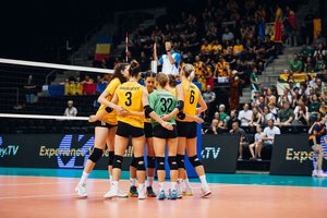 Įspūdingas kapitonės atsisveikinimas: Lietuvos tinklininkės Europos lygoje parklupdė rumunes