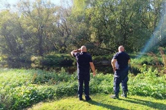 Neeilinė ugniagesių užduotis prie Babėnų tvenkinio baigėsi netikėtai