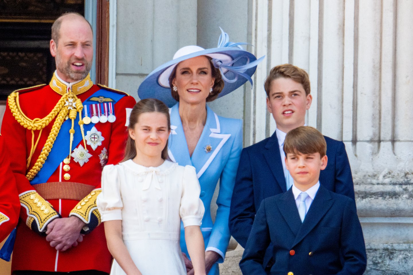 Princas Williamas ir Catherine Middleton su vaikais.<br>Mischa Schoemaker/Dutch Press Ph/Scanpix nuotr.