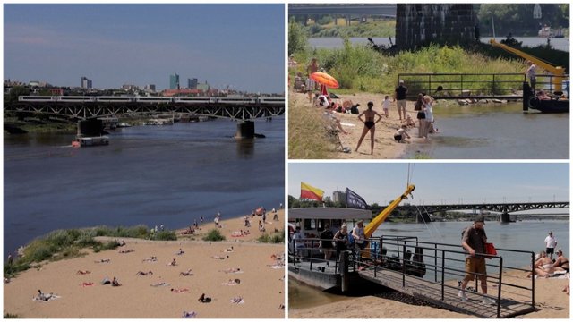 Lenkijoje smunkantis vandens lygis Vyslos upėje sėja nerimą: baiminasi, kad neliks ir čiaupuose