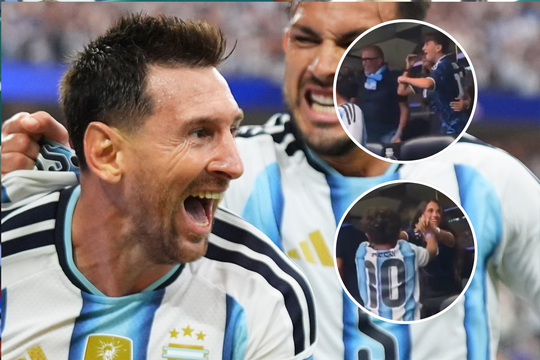 Pamatykite: L. Messi šeimos emocijos, kai jis pagerino pasaulio čempionato rekordą