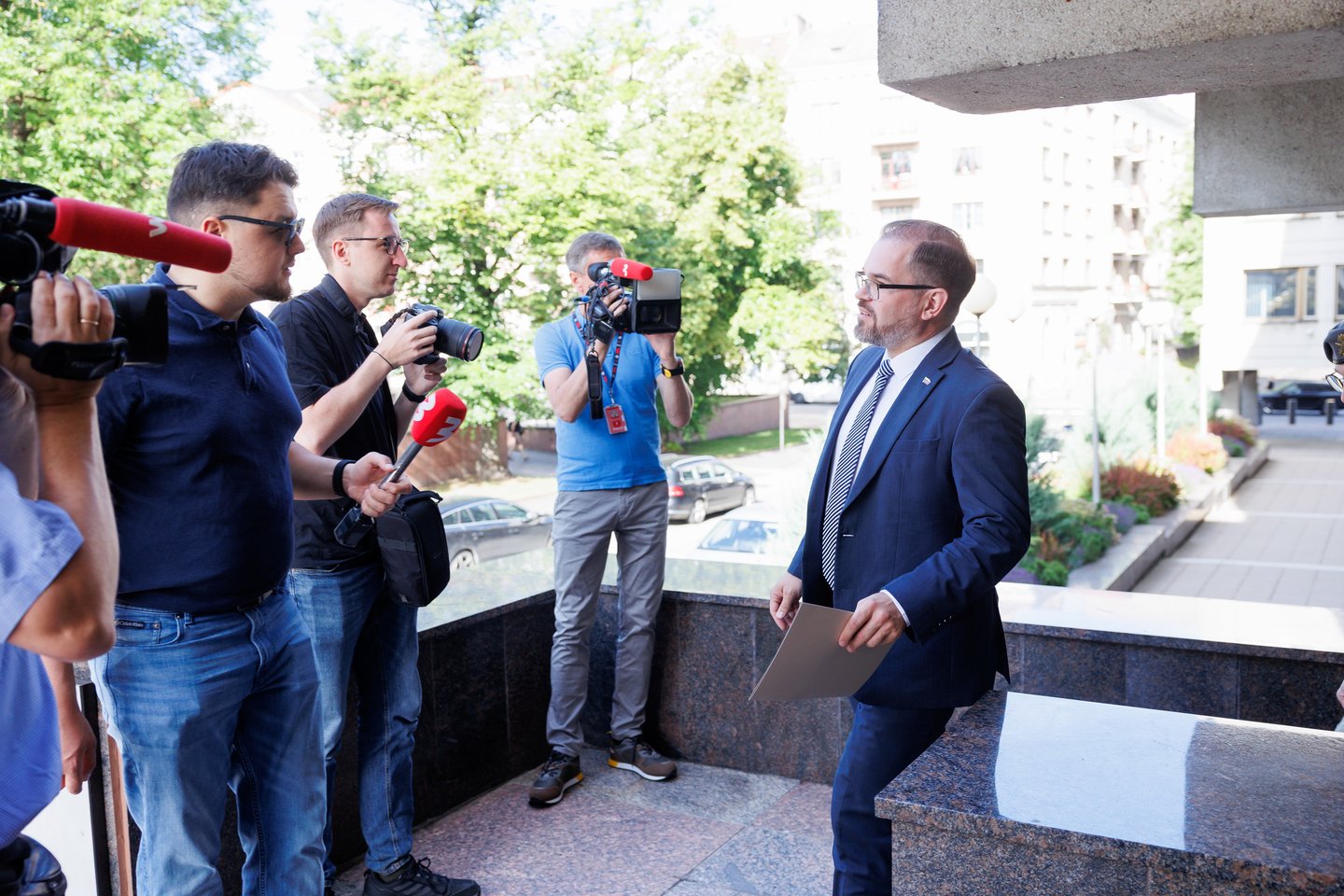 I. Ruginienės Vyriausybės atsistatydinimas<br>T.Bauro nuotr.