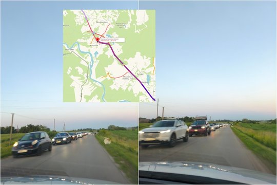 Į Kernavę skubėję lietuviai strigo spūstyse