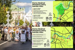 Įspėja iš anksto: Vilniuje bus eismo ribojimų, viešasis transportas kursuos dažniau