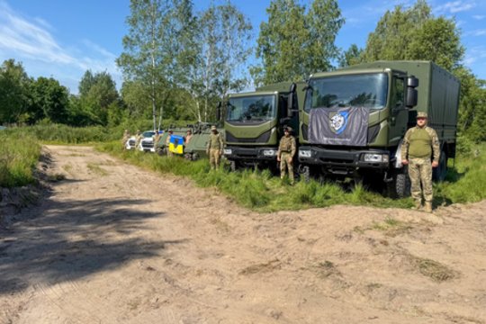 Lietuva su kitomis šalimis Ukrainos Išminavimo koalicijai skyrė 150 mln. eurų, perdavė įrangos už 608 mln. eurų