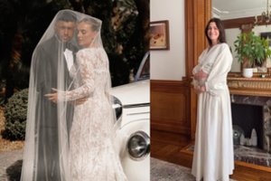 Žvaigždžių savaitėje – kūdikio laukianti Anne Hathaway ir Perrie Edwards vestuvės