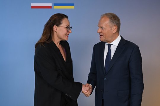 Atkūrimo konferencijoje Gdanske Lenkija ir Ukraina švelnina ginčą