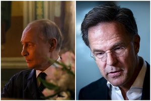 M. Rutte griežtai perspėjo V. Putiną: „Būtent tai mes darome, Vladimirai“