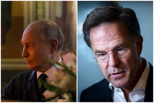 M. Rutte griežtai perspėjo V. Putiną: „Būtent tai mes darome, Vladimirai“